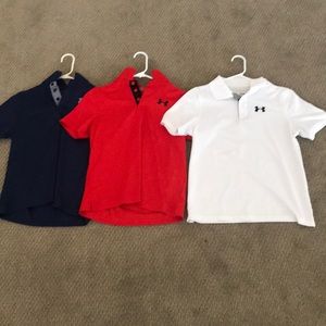 Boys polo shirts.